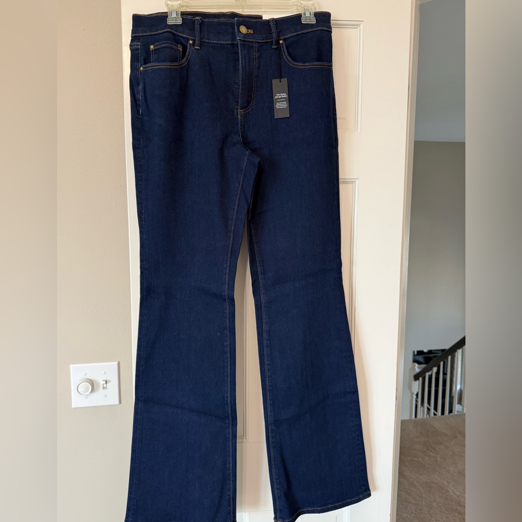 Ann Taylor Mid Rise Boot Cut Jeans - Classic Stretch Denim